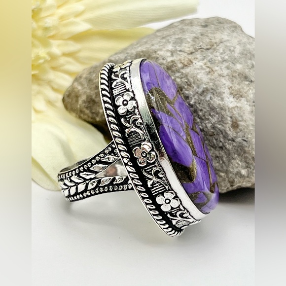 CHAROITE RING - Picture 3 of 10